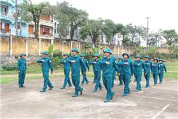 “Sao vuông” huyện Hòa An huấn luyện giỏi, dân vận khéo